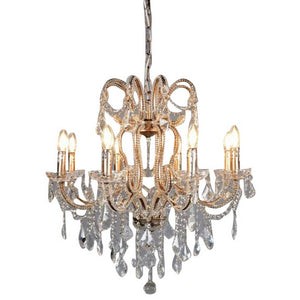 Antique Silver Chandelier Classic Light RRL4032 - Oak Furniture Store