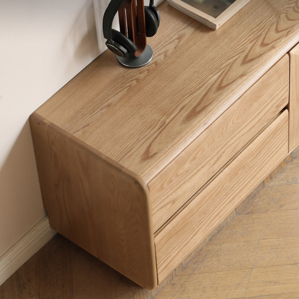 Ardea Natural Solid Ash Floor-Standing Entertainment Unit