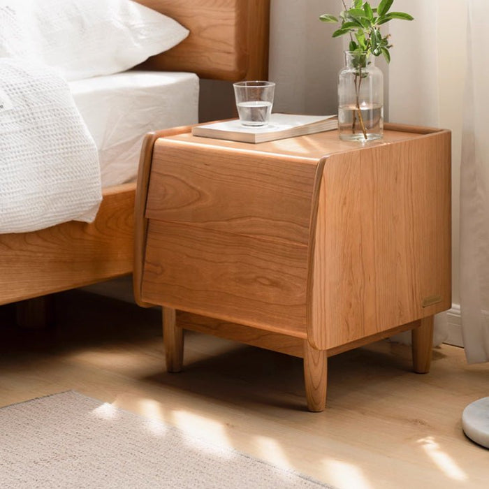 Arklow Natural Solid Cherry Bedside Table