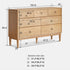 Auzers Solid Ash 3+4 Chest of Drawers | Oak Furniture Store