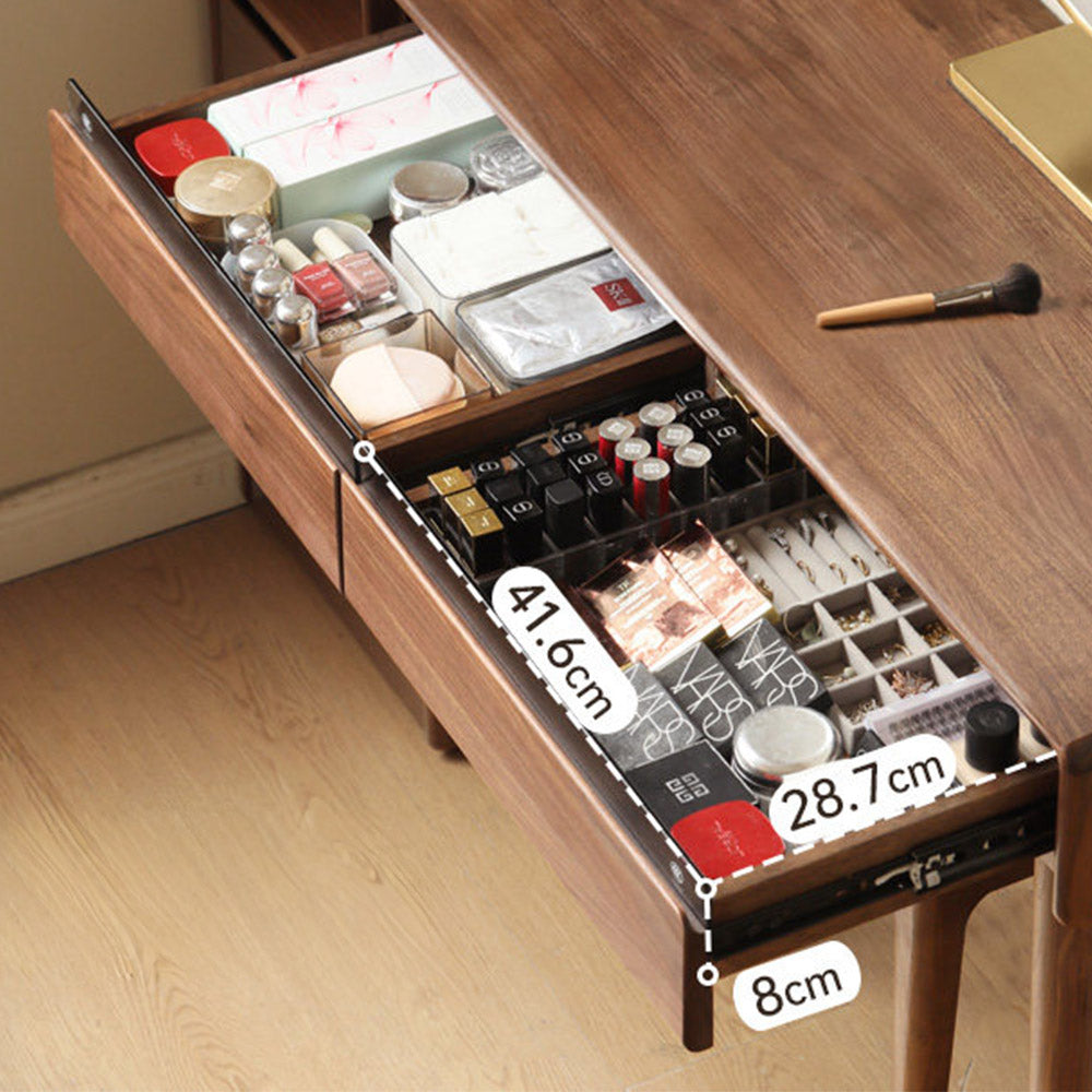 Bailey Natural Solid Walnut Dressing Table