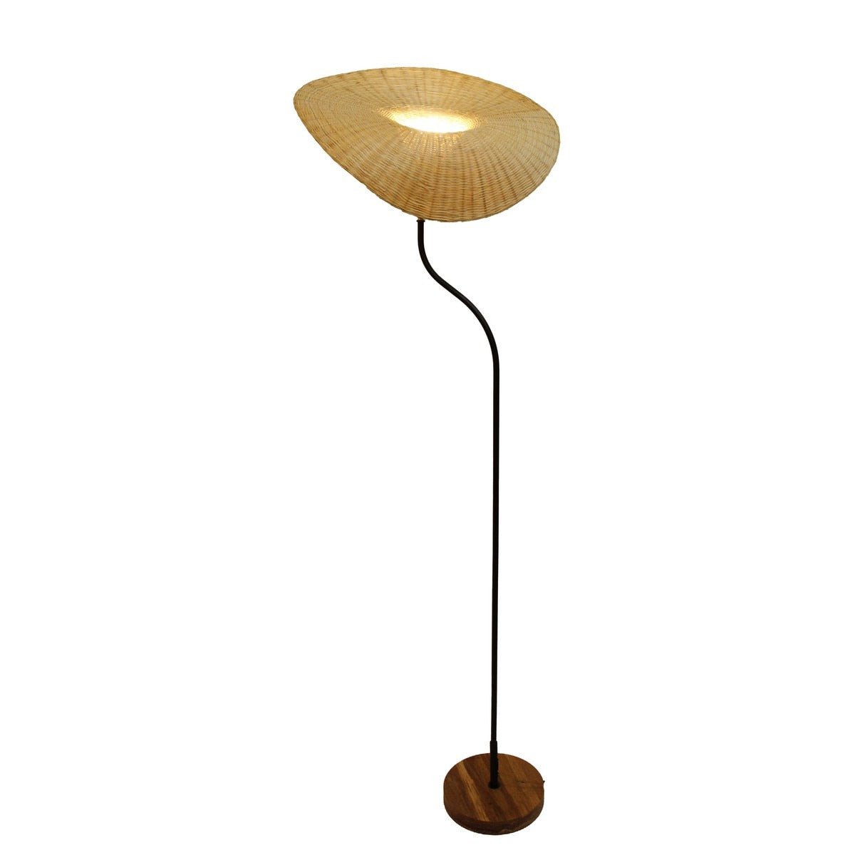 Bamboo Aura Floor Lamp | Oak Furniture Store