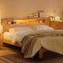 Bervas Natural Solid Oak Bed Frame - Oak Furniture Store