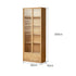 Beverley Natural Solid Ash Display Bookcase | Oak Furniture Store
