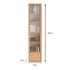 Beverley Natural Solid Ash Display Bookcase | Oak Furniture Store