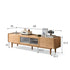 Beverley Natural Solid Ash TV Unit
