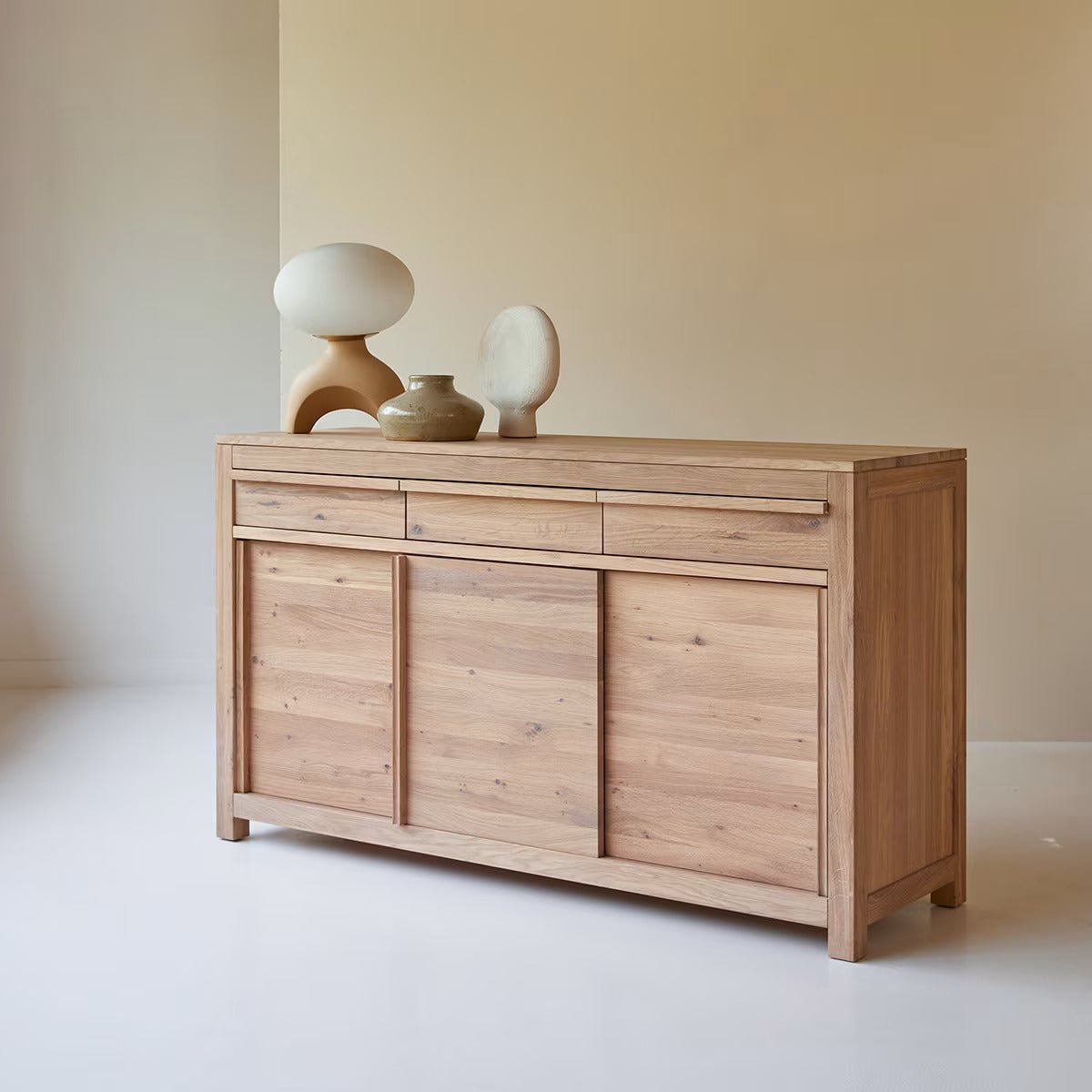 Birsta Solid Oak Sideboard - Oak Furniture Store