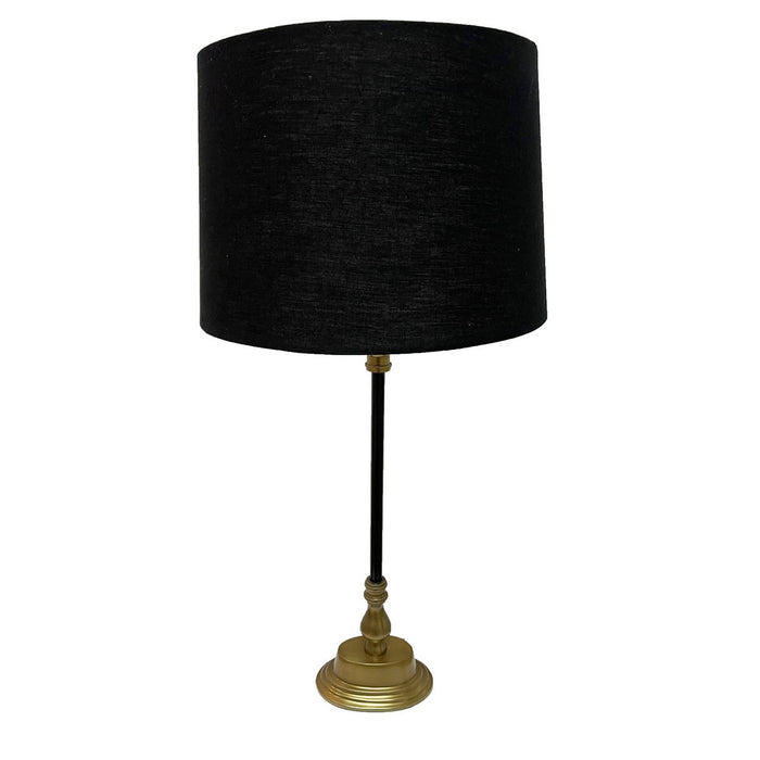 Black & Brass Architectural Table Lamp RGA2053