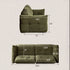 Blancas chenille sofa shown as a plush armchair-style sofa with removable fabric cover.