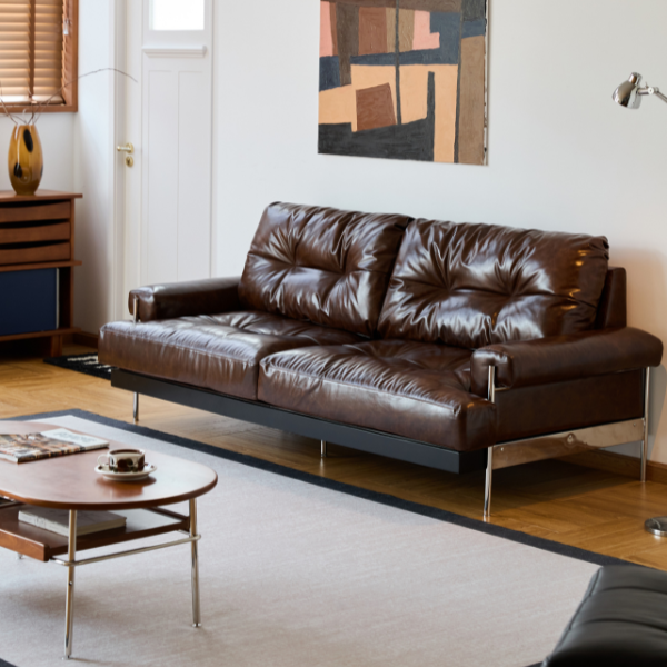 Bogen Genuine Leather Sofa
