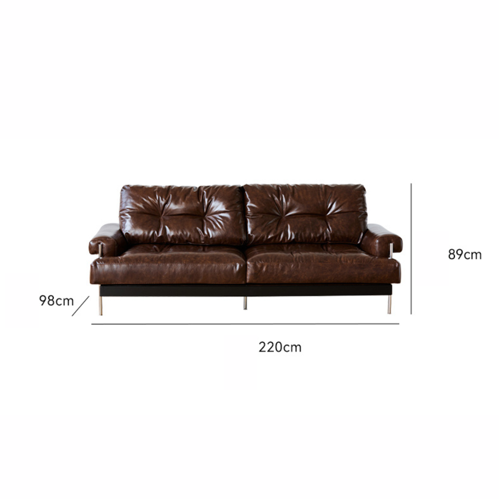 Bogen Genuine Leather Sofa