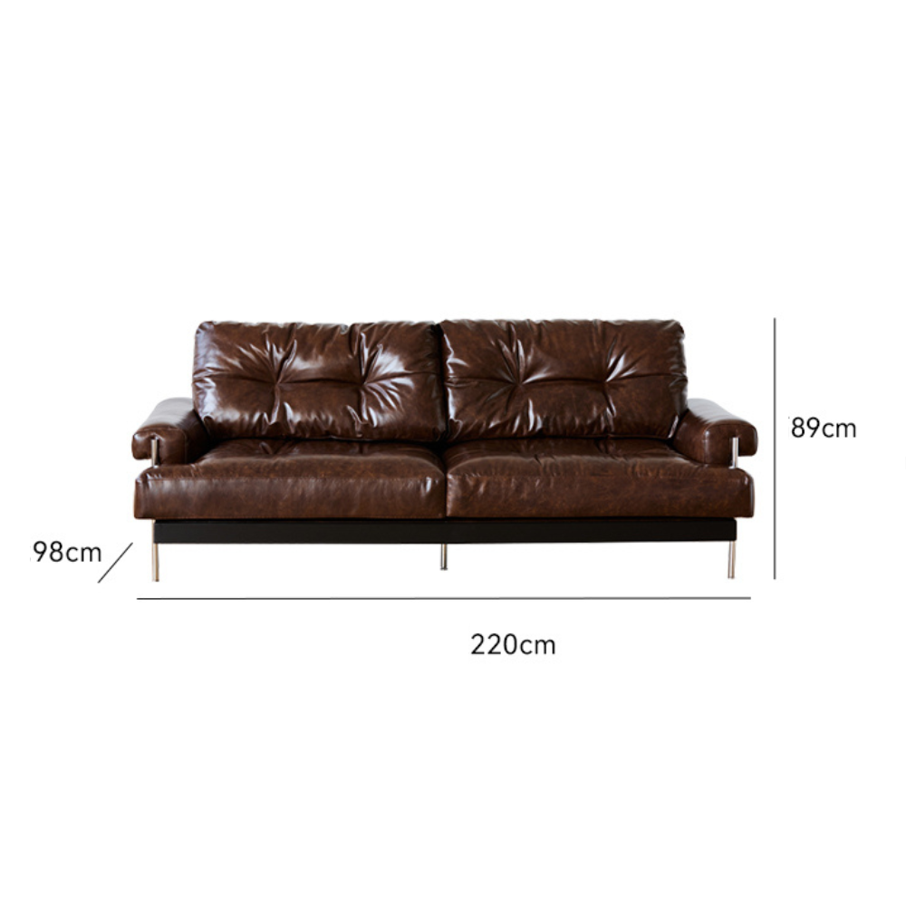 Bogen Genuine Leather Sofa