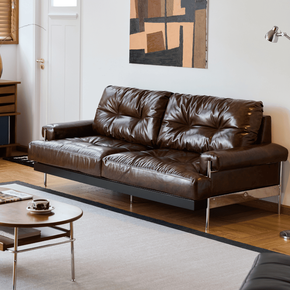 Bogen Genuine Leather Sofa