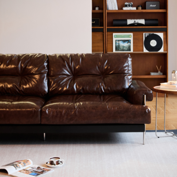 Bogen Genuine Leather Sofa