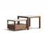 Boise large coffee table dimension guide with 65 cm square ceramic top and 48 cm height