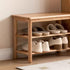 Bolle Natural Solid Oak Shoe Bench | Oak Furniture Store