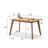 Bremen Natural Solid Ash Dining Table | Oak Furniture Store