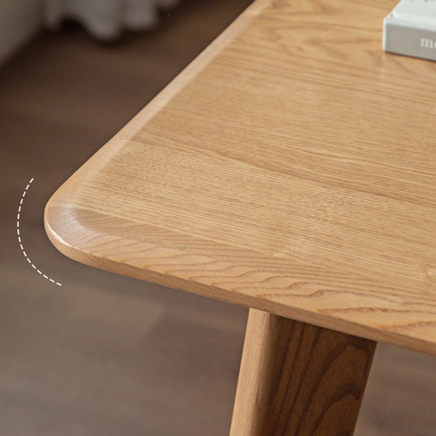 Bremen Natural Solid Ash Dining Table | Oak Furniture Store