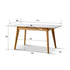 Bremen Natural Solid Oak Extending Dining Table with Ceramic Top | Oak Furniture Store