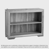 Chamfer Natural Solid Oak Small Bookcase - Oak Furniture Store
