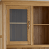 Chamfer Solid Oak Large Sideboard with Hutch Dresser - Oak Furniture Store