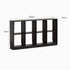 Charcoal Natural Solid Oak Modular Wall Shelves - Oak Furniture Store