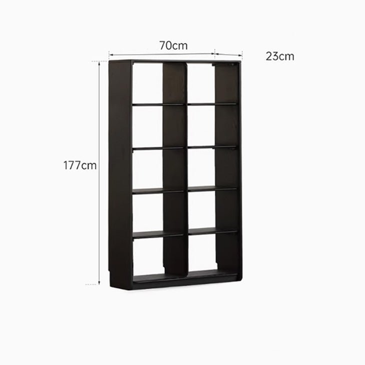 Charcoal Natural Solid Oak Modular Wall Shelves - Oak Furniture Store