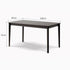 Charcoal Solid Oak Dining Table - Oak Furniture Store