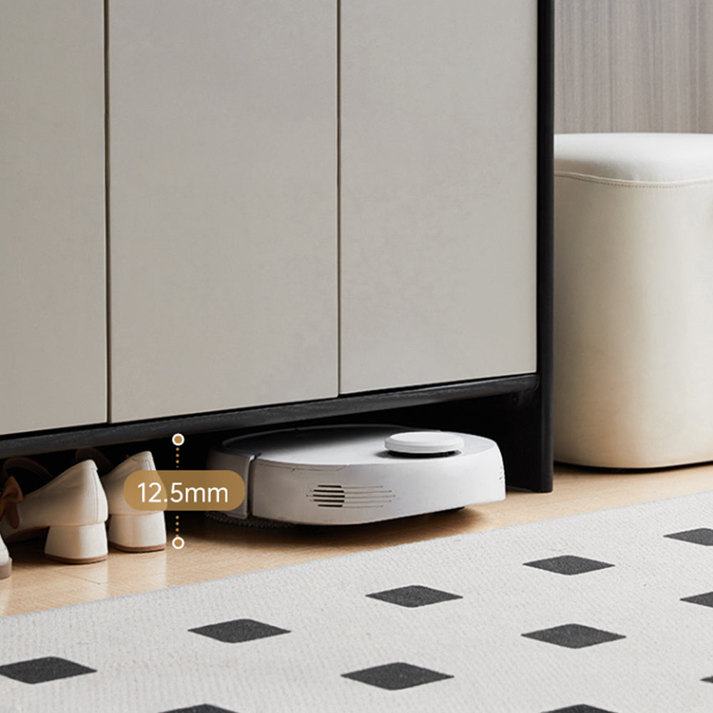 Charcoal Solid Oak Shoe Cabinet