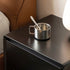 Charcoal Solid Rubber Wood Bedside Table | Oak Furniture Store