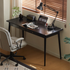 Charcoal Solid Rubber Wood Desk