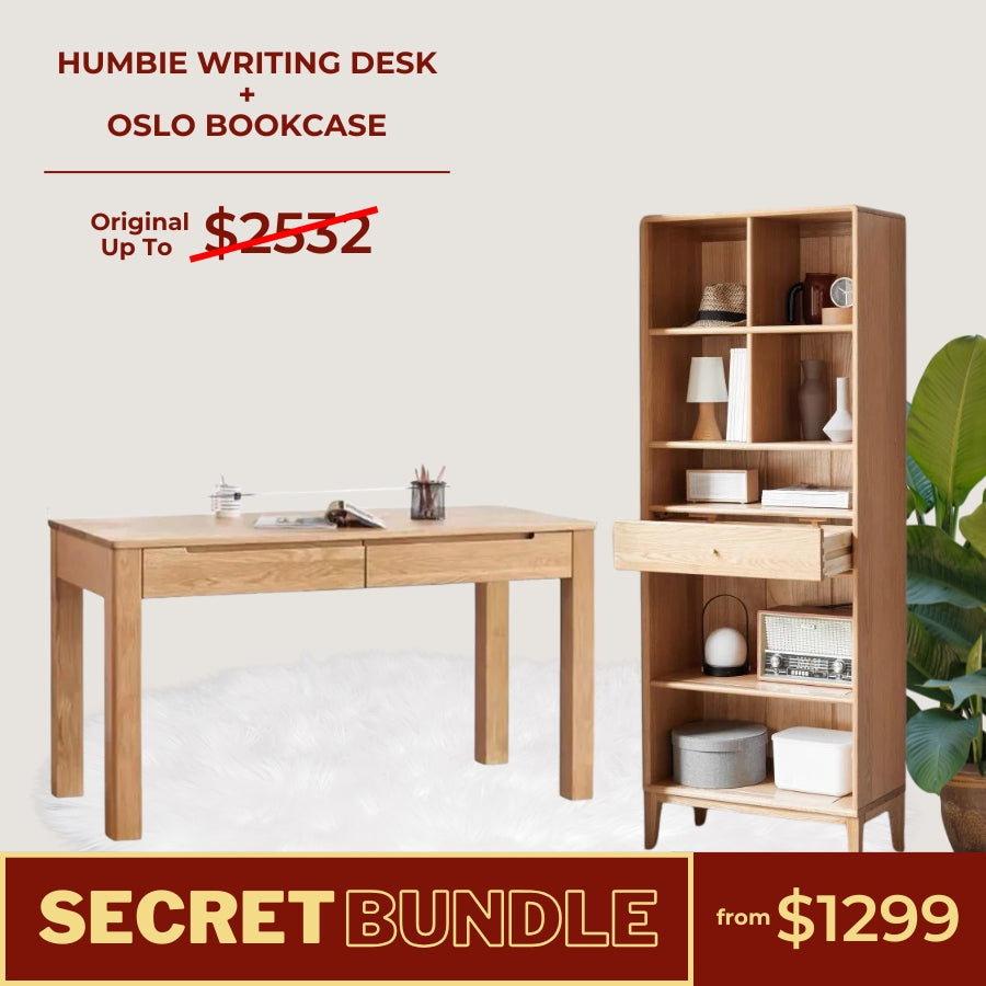 Santa’s Secret Bundle Deal- Study Desk & Bookcase