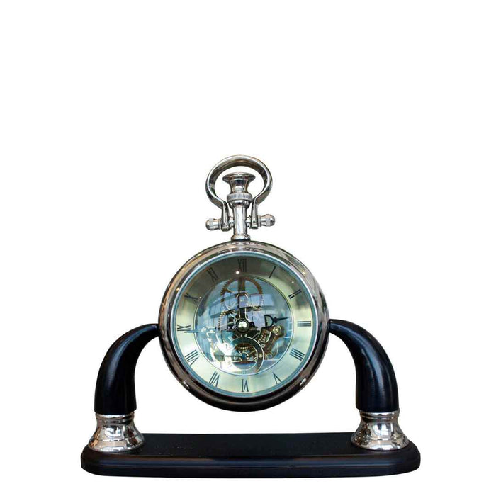 Clear Dual-arm Table Clock LDTK221