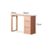 Clovis Natural Solid Oak Study Desk with Drawers
