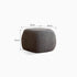 Cody Fabric Ottoman - Oak Furniture Store