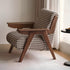 Colorado Houndstooth Fabric Leisure Armchair - Oak Furniture Store