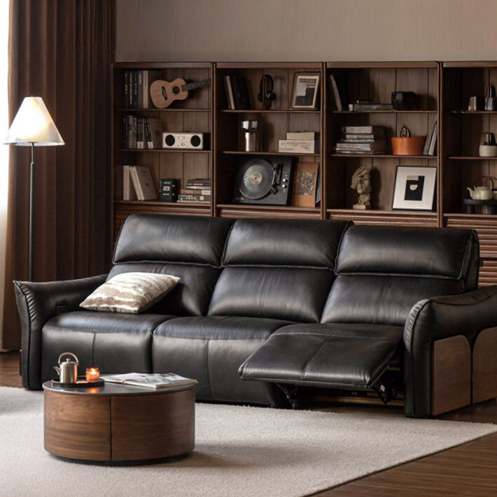 Cordorniz Genuine Leather Electric Recliner Sofa