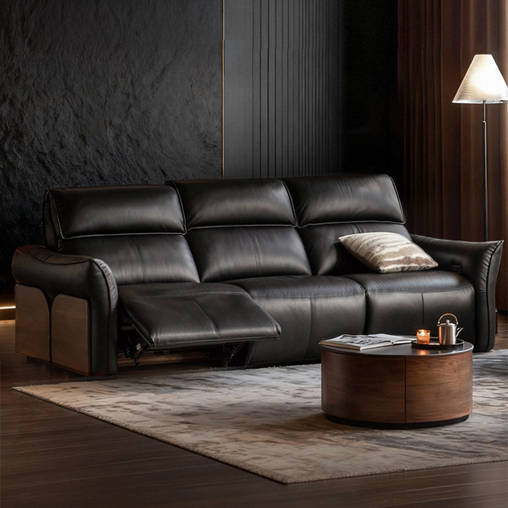 Cordorniz Genuine Leather Electric Recliner Sofa