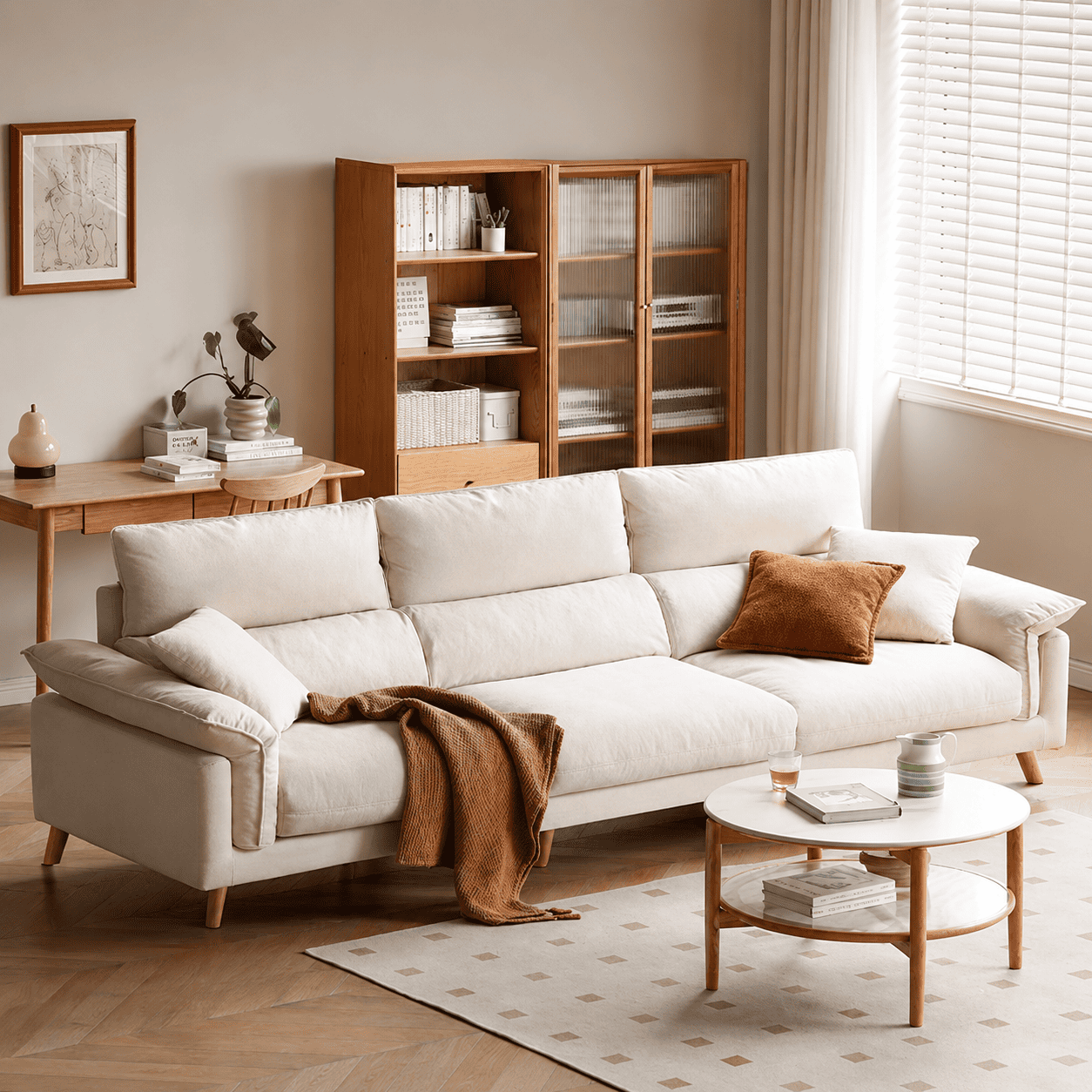 Cork Fabric Sofa