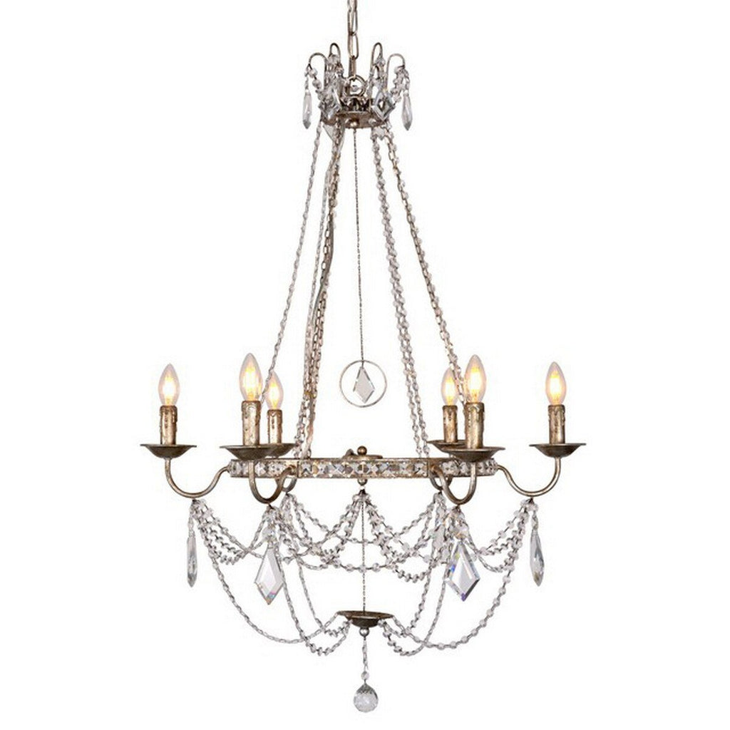 Crystal Elegance Chandelier Light RRL4046 - Oak Furniture Store