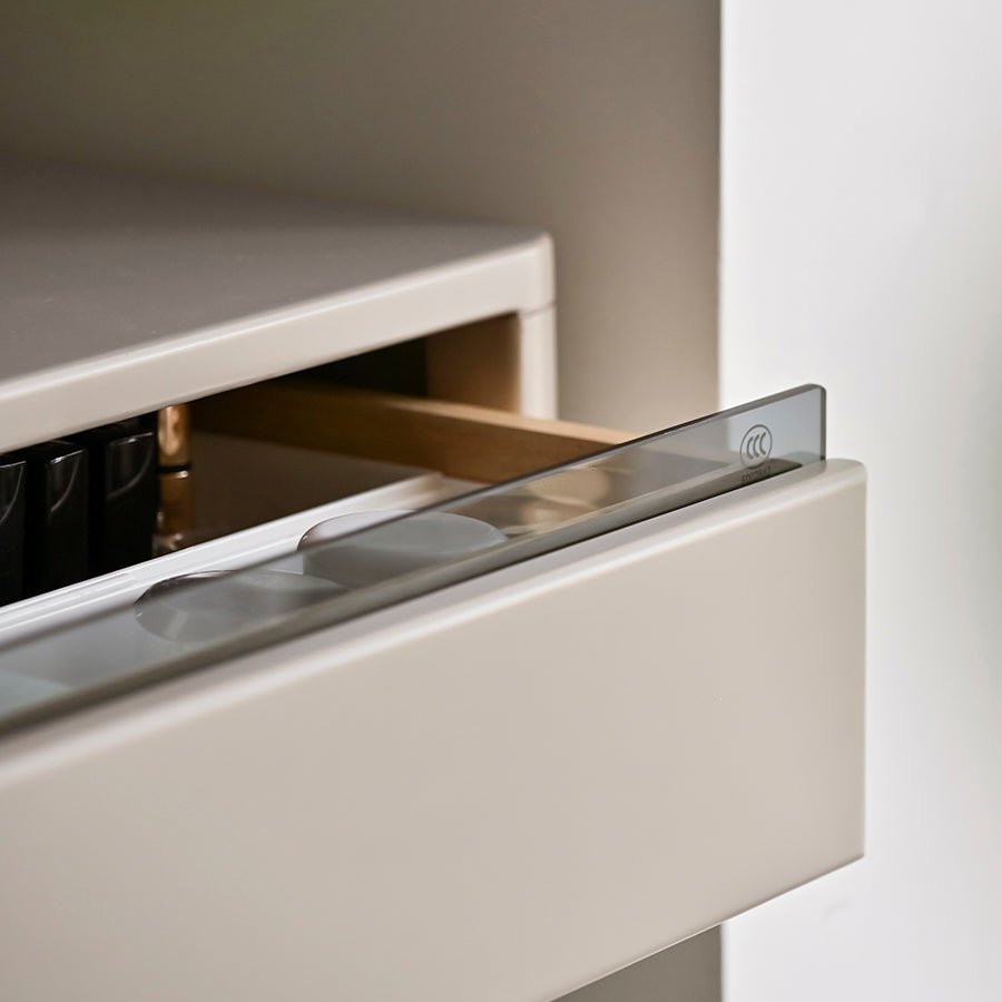 Daejeon Solid Tulip Poplar Extending Dressing Table | Oak Furniture Store