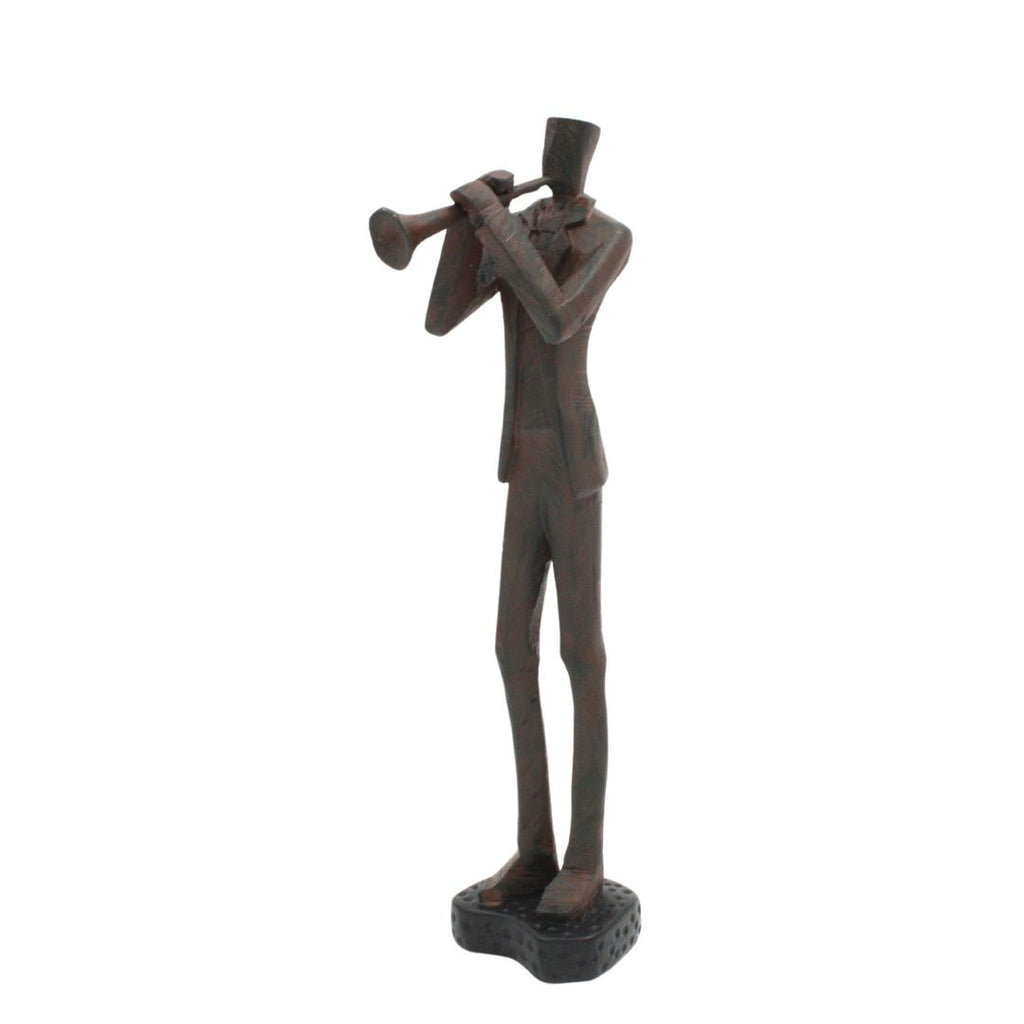 Decorative Figure Musician Trumpet LAFD578D26 - Oak Furniture Store