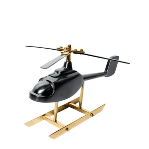 Decorative Helicopter Black LATK63009 - Oak Furniture Store