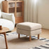 Versatile fabric ottoman with removable cover and timber legs. Ideal footrest or stool for Aussie sofas. Shop now online.