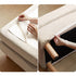 Versatile fabric ottoman with removable cover and timber legs. Ideal footrest or stool for Aussie sofas. Shop now online.