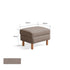 Versatile fabric ottoman with removable cover and timber legs. Ideal footrest or stool for Aussie sofas. Shop now online.