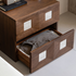 Derby Natural Solid Walnut Modular Storage Cabinet