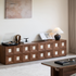 Derby Natural Solid Walnut Modular Storage Cabinet