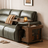 Derry Natural Solid Walnut Movable Side Table