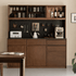 Derry Natural Solid Walnut Sideboard with Hutch Dresser Design Two